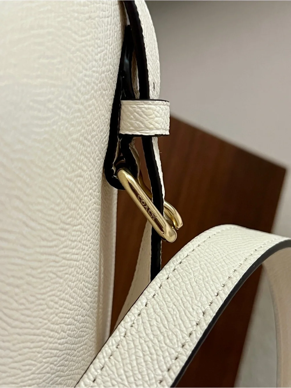Coach Jordyn Leather Backpack in White Chalk (Style No. 76624)
